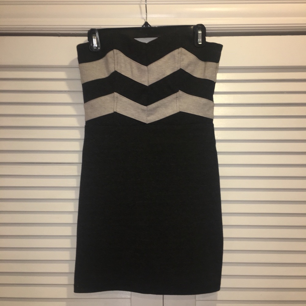 Lucca Couture • strapless cocktail dress